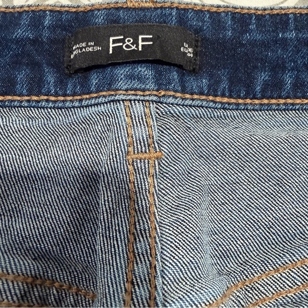 2/$25 Women’s Dark Blue Slim Ankle Grazer Straight Jeans Cotton Eco Friendly - Picture 7 of 11